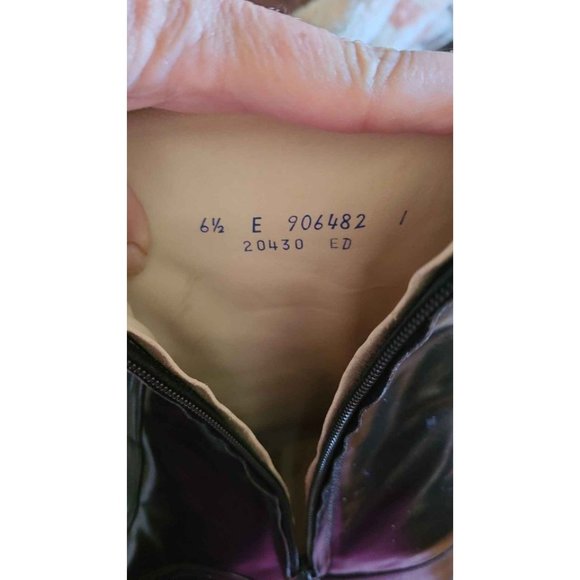 Sold Mens Florsheim Black Leather Boots Size 6.5 E - Picture 5 of 9